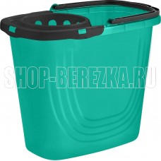 SPIN&CLEAN SC111811027 Disco прямоугольное с отжимом 10л аквамарин SPIN&CLEAN SC111811027 Disco прямоугольное с отжимом 10л аквамарин