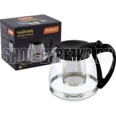 MALLONY Чайник заварочный DECOTTO-750, объем: 750 мл, с пластик ручкой, фильтр из нерж стали, цвет: чёрный (910132) MALLONY Чайник заварочный DECOTTO-750, объем: 750 мл, с пластик ручкой, фильтр из нерж стали, цвет: чёрный (910132)