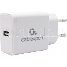 CABLEXPERT (22211) ЗУ5Вт, 1А, 1хUSB, белый, пакет