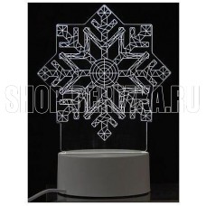 ENERGY Светильник декоративный EN-NL 26 3D снежинка (106257) ENERGY Светильник декоративный EN-NL 26 3D снежинка (106257)