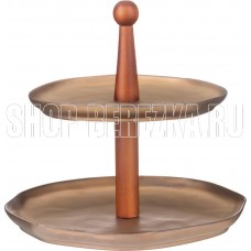 BRONCO 474-181 BRONZE двухярусная 24,5*20,5см