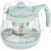 MALLONY Чайник заварочный MENTOLO, 950 мл из жаропрочного стекла с фильтром нерж стали