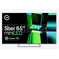 SBER Mini LED SDX 65UML7450 SMART TV безрамочный серый