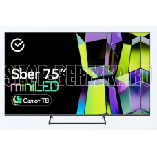 SBER Mini LED SDX 75UML7450 SMART TV безрамочный черный