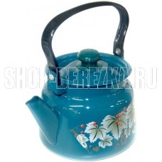 СИБИРСКИЕ ТОВАРЫ С2714.3Б эмал 2,3л с рис бирюзовый СИБИРСКИЕ ТОВАРЫ С2714.3Б эмал 2,3л с рис бирюзовый