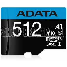 A-DATA microSDXC UHS-I Premier Pro 512 ГБ (AUSDX512GUICL10A1-RA1) переходник SD