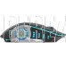 OKLICK Мышь Оклик 770GW черный/серебристый оптическая 3600dpi беспров. USB для ноутбука 6but