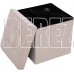 LESET Плуто Пуф складной с крышкой велюр Velutto 04 (Крем)