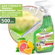 CLEAN&GREEN Средство для очистки стекол и зеркал с нашатырным спиртом (триггер) 500 мл. Clean&Green CG8285