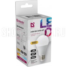 DEFENDER (95025) A60-15W-830-E27 груша, теплый белый, 1 шт