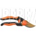 ЕГ (811) Techno Секатор CS50 обводной покр олово TPR оранжевый, сталь