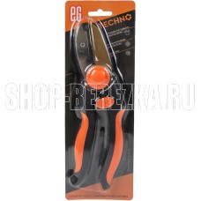 ЕГ (810) Techno Секатор CS50 с наковальней покр олово TPR оранжевый, сталь