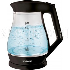 STARWIND SKS2035 1.7л. 2200Вт черный (стекло/пластик)