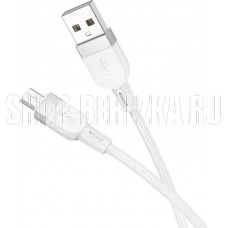 HOCO (6942007636230) X109m 2.4A USB-microUSB 1 m белый HOCO (6942007636230) X109m 2.4A USB-microUSB 1 m белый