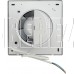 GFMARK 50012 Вытяжной вентилятор, D - 100 мм, с обратным клапаном и москитной сеткой, квадратный, с решеткой, из АБС пластика, цвет ЧЕРНЫЙ