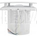 GFMARK 50044 Вытяжной вентилятор, D - 100 мм, с обратным клапаном и москитной сеткой, квадратный, закрытый с окошком, из АБС пластика, цвет БЕЛЫЙ