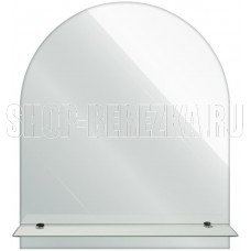 САНАКС 40172 Зеркало закруглённое, с полкой , 500х600 мм, полка 500 мм АРКА САНАКС 40172 Зеркало закруглённое, с полкой , 500х600 мм, полка 500 мм АРКА