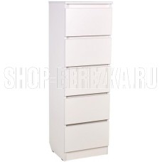 POLINI Комод kids Simple 1990 5 ящиков белый (1 кор.)