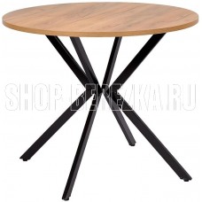 POLINI Стол обеденный Home Istanbul дуб крафт золотой-черный (1 кор.)