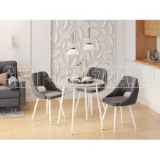 POLINI Стол обеденный Home London бетон-белый (1 кор.)