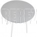 POLINI Стол обеденный Home London серый-белый (1 кор.)