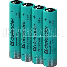 DEFENDER (56023) LR03-4BL ААА, блистер, 4 шт.,PowerPulse