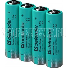 DEFENDER (56033) LR6-4BL АА, блистер, 4 шт., PowerPulse