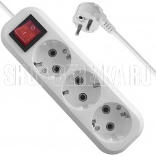 DEFENDER (99361) L330 16 А, 3 роз х 7м , белый
