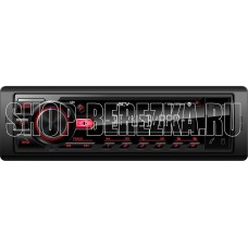 ACV AVS-401UBR (1din/База 36мм/красная/Bluetooth/USB/TYPE-C/AUX/SD/FM/4*50)