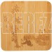 MALLONY Набор из 3 подставок под горячее бамбука Foresta di bambu, р-р: 10*10*0,8 см (985990)