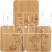 MALLONY Набор из 3 подставок под горячее бамбука Foresta di bambu, р-р: 10*10*0,8 см (985990)