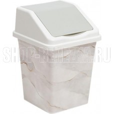VIOLET с подвижной крышкой 10л квадратное с декором 