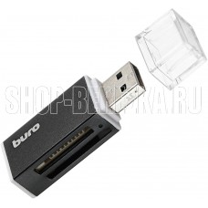 BURO Картридер внешний BU-CR-3104, черный