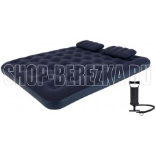 AVENLI Матрас надувной двухместный Queen-size с насосом и подушками 203*152*22 см 21470 (107371)
