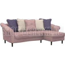 ЭЛЕГИЯ Ника Мягкий угол (еврокнижка) PLUSH PURPLE VELVET PLUSH CREAM PLUSH ROSE WOOD Венге (Лак) Категория 4 (4 кор.)