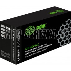 CACTUS Картридж лазерный CS-EXV40 C-EXV40 черный (6000стр.) для Canon IR 1133/1133A/1133iF