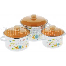 APPETITE 6KB191M Floral kitchen №19 эмал (3 предмета)
