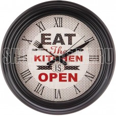 LEFARD 220-377 CHEF KITCHEN ЧЕРНЫЙ d31см циферблат d22,5см