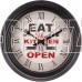 LEFARD 220-377 CHEF KITCHEN ЧЕРНЫЙ d31см циферблат d22,5см