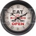 LEFARD 220-377 CHEF KITCHEN ЧЕРНЫЙ d31см циферблат d22,5см