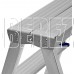 СИБРТЕХ Стремянка двусторонняя 4ст., алюминиевая 97924