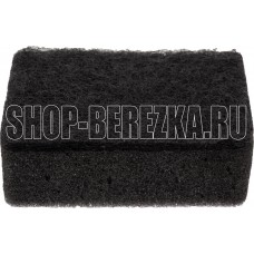 РЫЖИЙ КОТ Набор губок для мытья посуды двухслойных прямоугольных KS-08, 5 шт (черный) (107568)