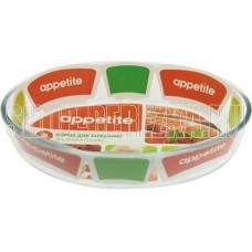 APPETITE PL12 стекл овал 26x18x6см/1,6л