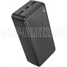 BOROFONE (6941991116438) BJ55B 30000mAh 2USB 2A LED-индикатор , Black