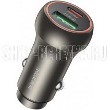 BOROFONE (6941991118647) BZ32B 1USB+1Type-C 3.0A PD30W+QC3.0 , Gold