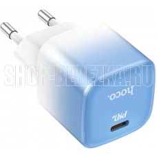 HOCO (6931474769374) C101A 1Type-C PD 20W быстрая зарядка , Blue ice