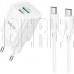 HOCO (6942007630337) C149A СЗУ 1USB+1Type-C 3.0A PD 30W+QC3.0 , White