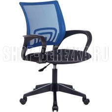 БЮРОКРАТ Кресло CH-695NLT синий TW-05 сиденье черный TW-11 сетка/ткань крестов. пластик