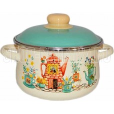 СТАЛЬЭМАЛЬ 1с47я Чайный домик эмал конич 5,5л СТАЛЬЭМАЛЬ 1с47я Чайный домик эмал конич 5,5л