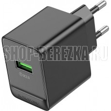 BOROFONE (6941991104732) BAS12A 1USB 3.0A QC3.0 18W Black